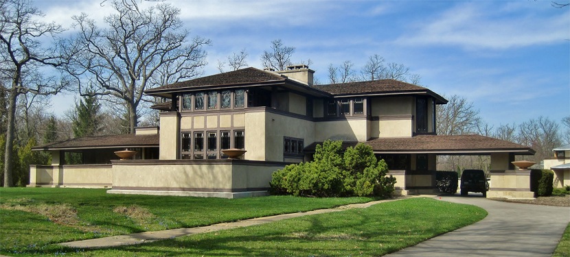 Casa Willits. Arh. Frank Lloyd Wright. Foto: http://upload.wikimedia.org/wikipedia/commons/c/c1/Ward_Winfield_Willits_House_(8702672773).jpg